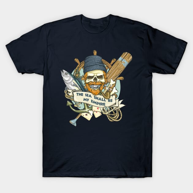 Pirate T-Shirt by SergioArt